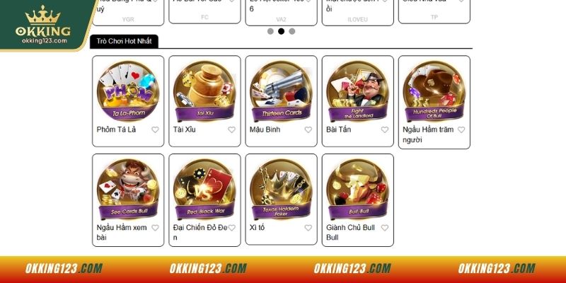 3 tựa game hot hit tại game bài OKKING