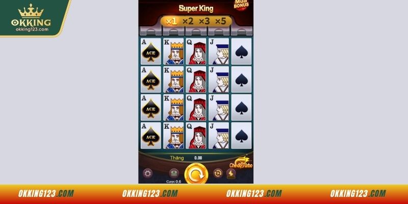 Luật cược và nhận thưởng trong Super King tại OKKING